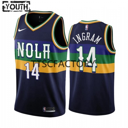 Dres New Orleans Pelicans Brandon Ingram 14 Nike 2022-23 City Edition Navy Swingman - Dječji
